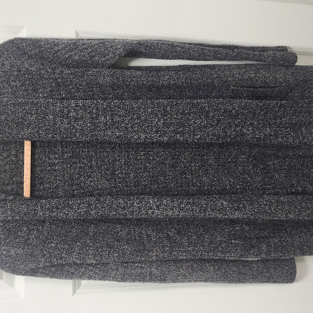 Cozy Gray Knit Cardigan